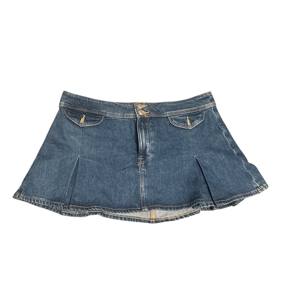 NWOT Vintage Y2K American Eagle Low Rise A Line Mini Skirt Women’s Size 12